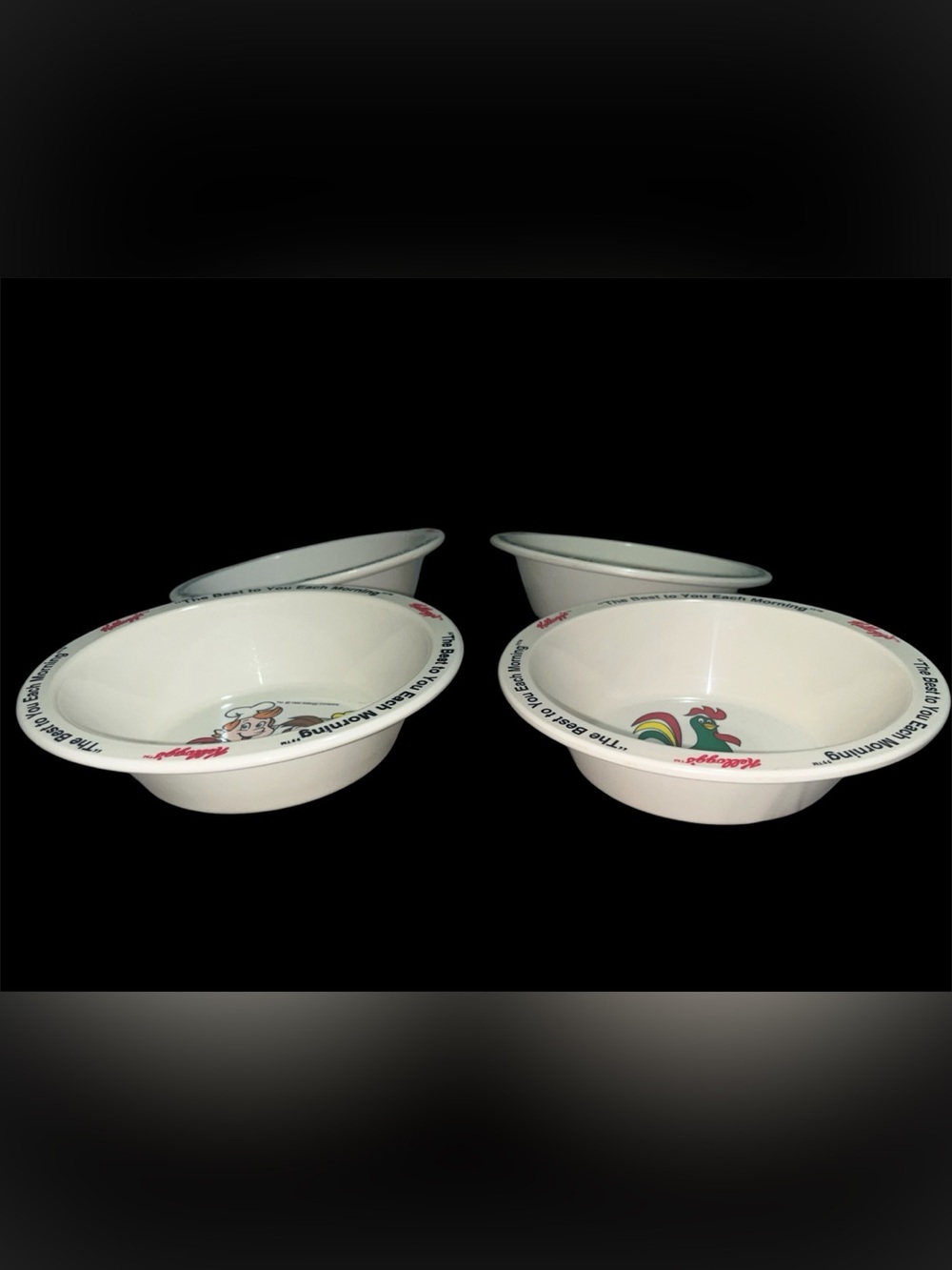 Vintage 1995 Kellogg's Frosted Flakes Cereal Bowls